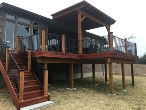 Multi Level Decks Austin Decks Pergolas Covered Patios Porches