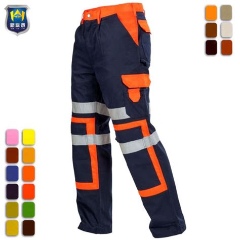 Sale Lightweight Orange Work Trousers In Stock