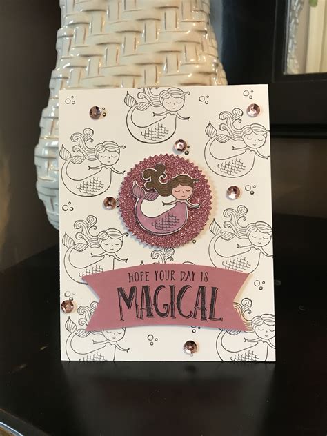 Cards By Kelly Stampin Up Magical Day Using Stampin Blends Markers Sweet Sugarplum Cardstock