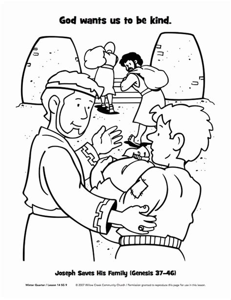 Joseph And His Brothers Bible Coloring Pages at sasphilosopherblog Blog