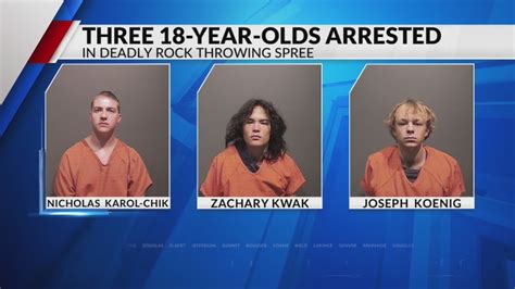 Three 18 Year Olds Arrested In Deadly Rock Throwing Spree Youtube