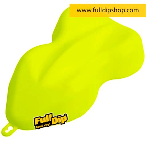 Full Dip Amarillo Fluor Vinilo Líquido 4 Litros