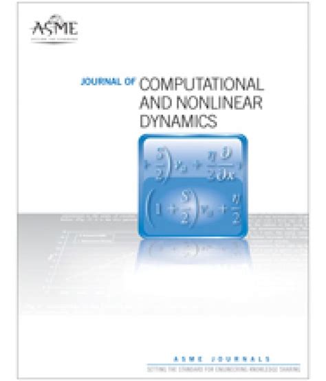 Journal of Computational and Nonlinear Dynamics - Philippine distributor of magazines, books ...