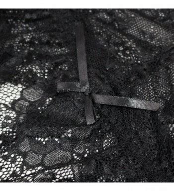 Women Sexy Lingerie Teddy Deep V Halter Lace Bodysuit With Eyes Cover Black Cz Ihg Hz