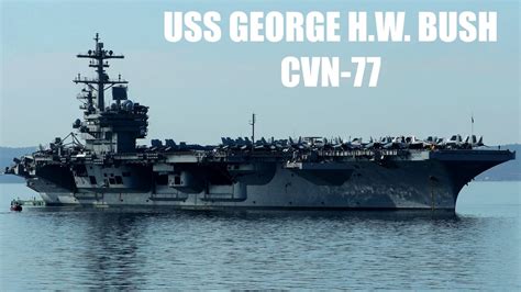 USS George H W Bush CVN 77 Aircraft Carrier Split Croatia 2022