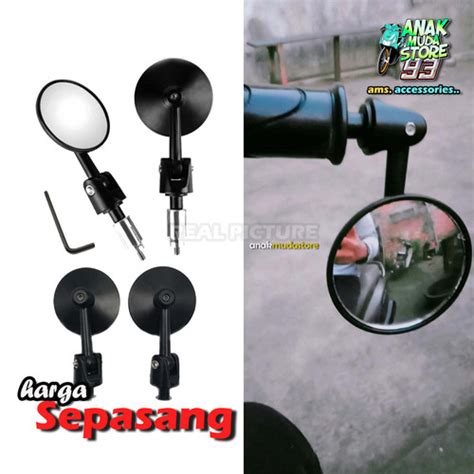 Jual Spion Bulat Jalu Bar End Universal Nmax Aerox Pcx Vario Beat Mio