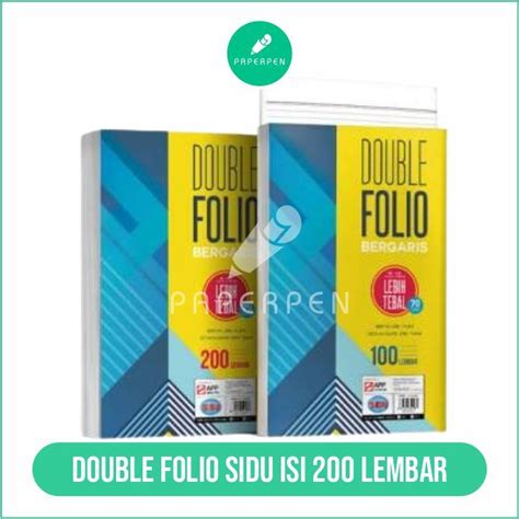 Jual Double Folio Sidu Isi Lembar Shopee Indonesia