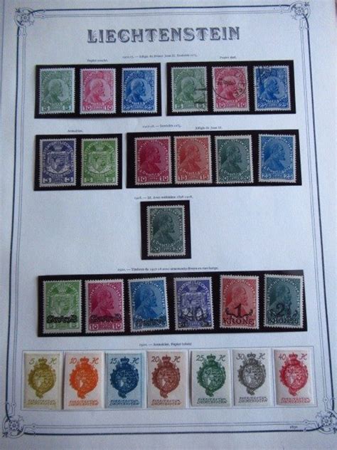 Liechtenstein Stamp Collection Catawiki