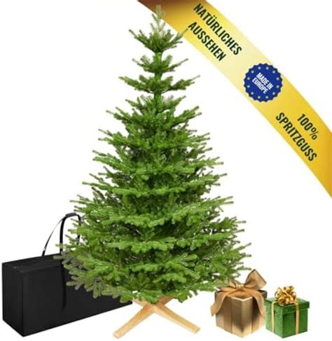 Amazon De Fairytrees Weihnachtsbaum K Nstlich Cm Nordmanntanne Mit