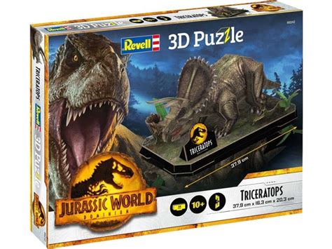 Revell 3d Puzzle Jurassic World Triceratops 00242 Vojenskemodelycz Sběratelské Modely