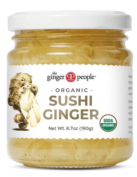 The Ginger People Organic Pickled Sushi Ginger 6 7 Oz Walmart