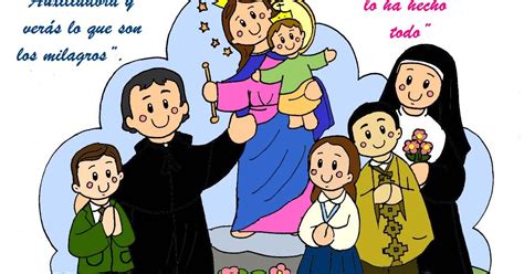 Mis ilustraciones Frases de Don Bosco a María Auxiliadora