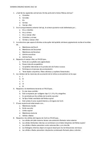 EXAMEN ORGANO NEURO Pdf