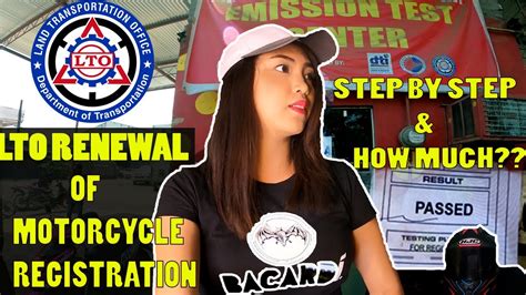 LTO RENEWAL OF MOTORCYCLE REGISTRATION Paano Mag Renew Ng Rehistro Ng