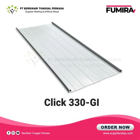 Jual Atap Fumira Click Atap Metal Galvanis Minimalis Bogor