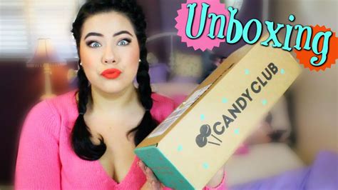 Unboxing And Tasting Candy Candy Club Youtube