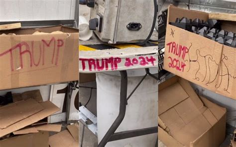 Man Fired After Vandalizing Woman S Workspace With Trump 2024 Graffiti