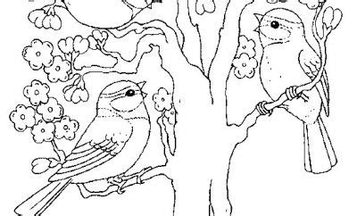 Incroyable Coloriage Oiseaux Printemps Photos Coloriage