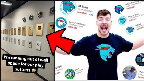 Mrbeast Play Buttons Factory Shorts Mrbeast Youtube