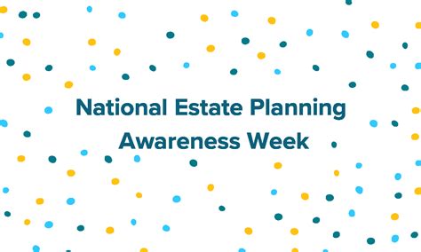 National Estate Planning Awareness Week Is October