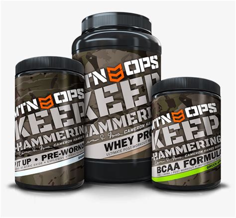 Keep Hammering Combo Mtn Ops Magnum Protein Png Image Transparent