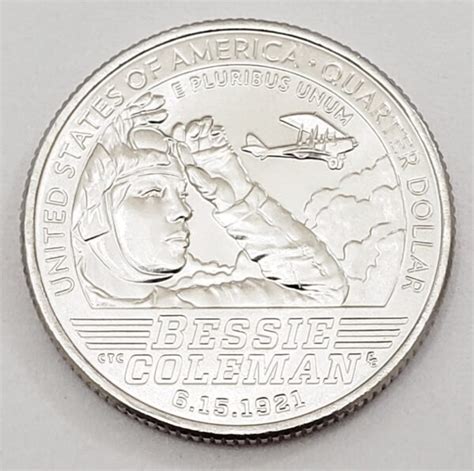 2023 S Bessie Coleman Quarter Bu Uncirculated Free Shipping