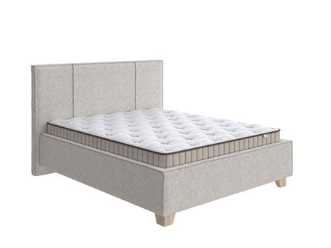 Кровать двуспальная 180х220 см лён Hygge Line - купить за 42482 руб в ...