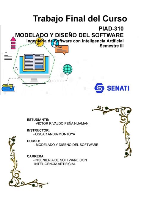 PIAD 310 Trabajofinal PIAD MODELADO Y DISEÑO DEL SOFTWARE Ingeniería