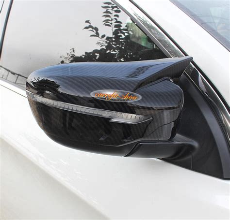 For Nissan Rogue 2014 2019 2020 Carbon Fiber ABS Side Rearview Mirror