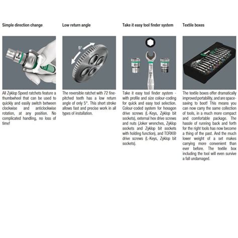 Wera Piece Sa Zyklop Speed Ratchet Set