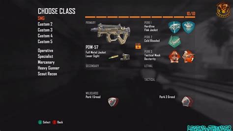 Black Ops 2 Best Class Setup Pdw Rushing Class Call Of Duty Bo2