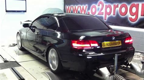 Test dyno reprogrammation moteur BMW 335 i E93 2008 306ch réel 301