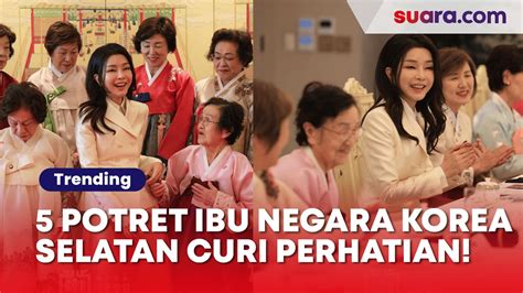 5 Potret Ibu Negara Korea Selatan Kim Keon Hee Di Usia Setengah Abad