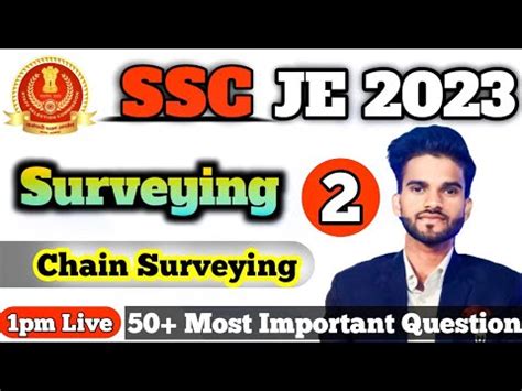 Ssc Je Surveying Chain Surveying Civil Engineering