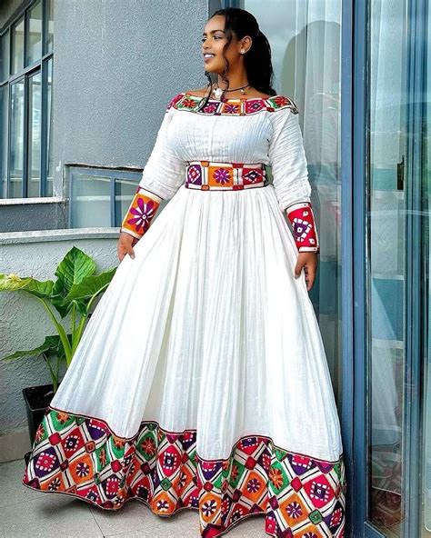 Simple Habesha Kemis Modern Habesha Dress For Ethiopian New Year Eritr Ethiopian Dress