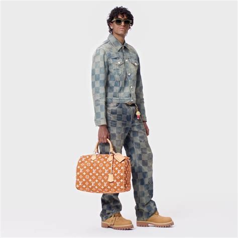 Damier Washed Denim Skate Pants Ready To Wear Louis Vuitton