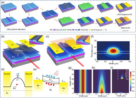 A Fabrication Flowchart Of The Waveguide Integrated 2d Material Pds In