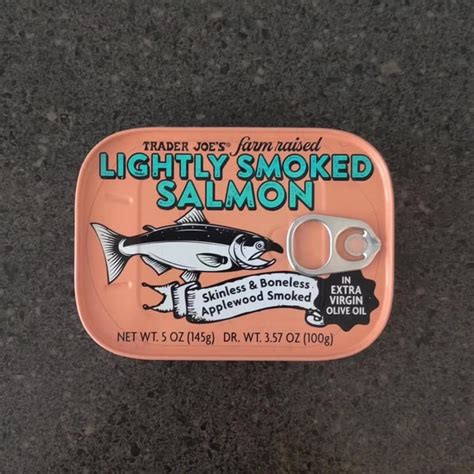 Trader Joes Lightly Smoked Salmon Rcannedsardines