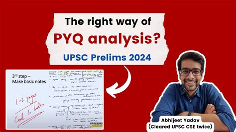 How To Analyse Pyqs For Upsc Prelims A Step By Step Guide Youtube