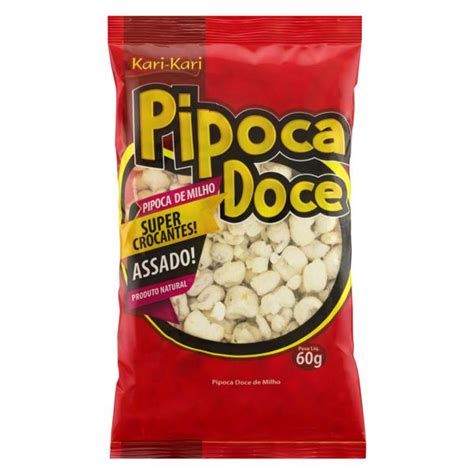 Pipoca Doce Pronta Kari Kari Pacote 60g BIG BOX 402 403 Norte