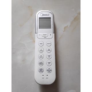 Jual Remote Ac Midea Type Rg F Bgef Vdc Remot Ac Midea Shopee