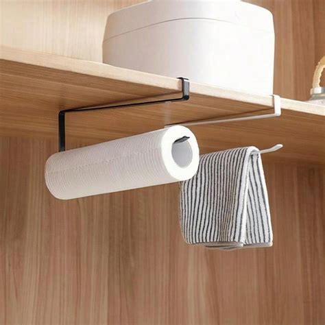 Pi Ce Support De Papier Rouleau De Cuisine Blanc Armoire Porte