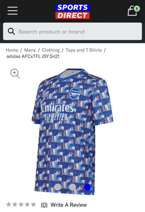 Adidas Arsenal X Tfl Shirt On Sportsdirect The Kitman