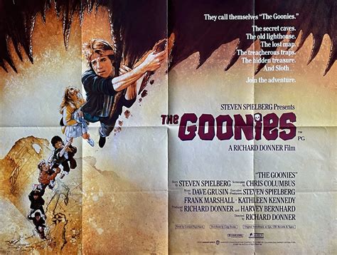 Original The Goonies Movie Poster - Steven Spielberg