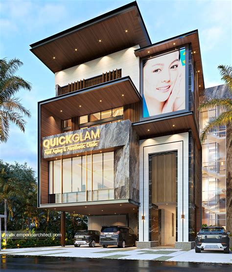 Desain Klinik Kecantikan Quick Glam Modern 4 Lantai Ibu Irw Di Jakarta