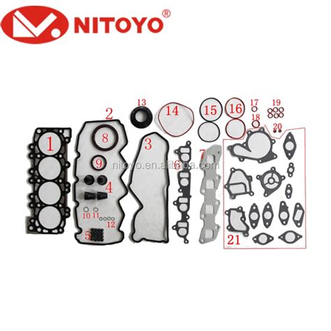 Nitoyo 11044 Vk500 Yd25 Engine Gasket Cylinder Head Used For Yd25ddti