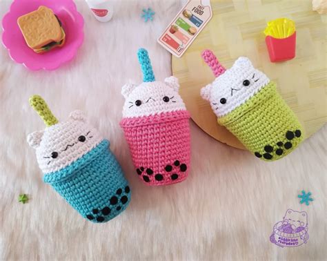 Can You Say Kawaii Bubble Tea Lovers Will Want To Crochet This Cute