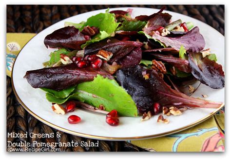 Green Salad With Pomegranate