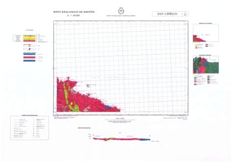 Mapa Geológico de España E 1 50 000 Hoja 3 SAN CIPRIÁN