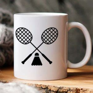 Crossed Badminton Racket With Shuttlecock SVG PNG DXF PSD Files